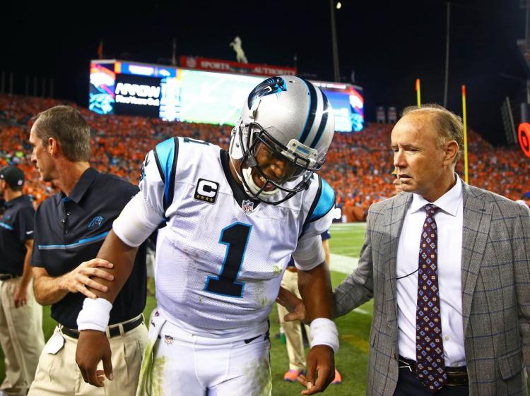 The NFL says that Cam Newton showed ‘no indications’ of concussion symptoms