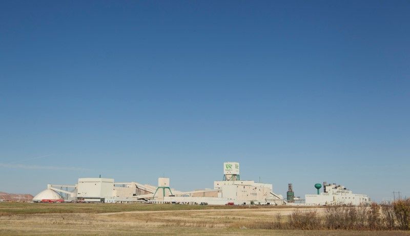 The Potash Corp Cory Mine facility