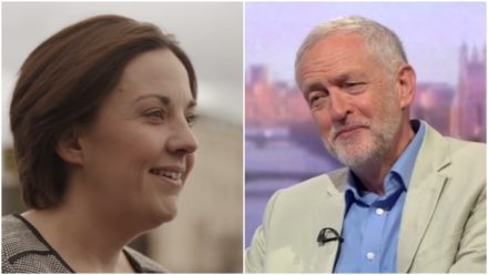 Kezia Dugdale Jeremy Corbyn