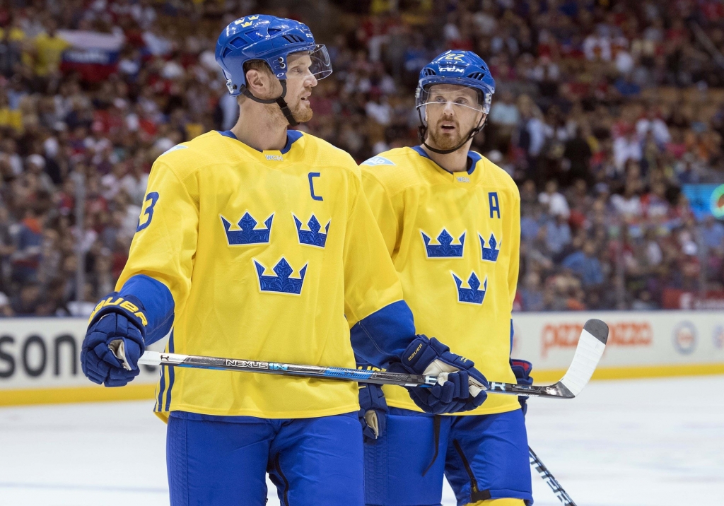 Henrik Sedin Daniel Sedin Team Sweden World Cup of Hockey Hockey