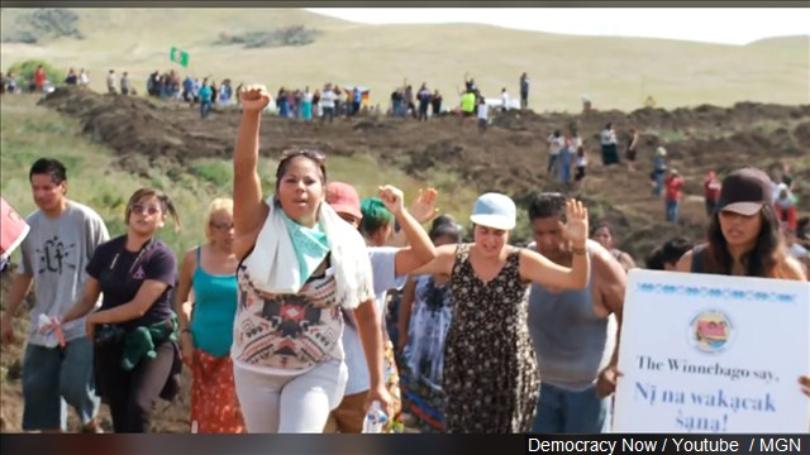 The Standing Rock Sioux Tribe and its supports have been protesting the Dakota Access pipeline in North Dakota