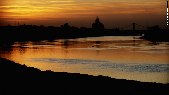 The Tigris River in Iraq