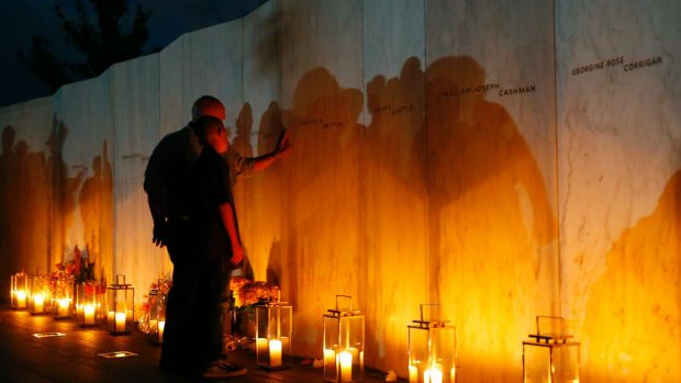 The Wall of Names at the Flight 93 National Memorial in Shanksville Pennsylvania