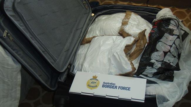 The almost 100 kilograms of cocaine seized on a cruise ship docked in Sydney Harbor