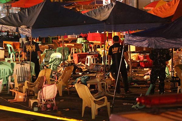 The blast which tore through a bustling market in the heart of Davao city on Friday killed at least 14 people