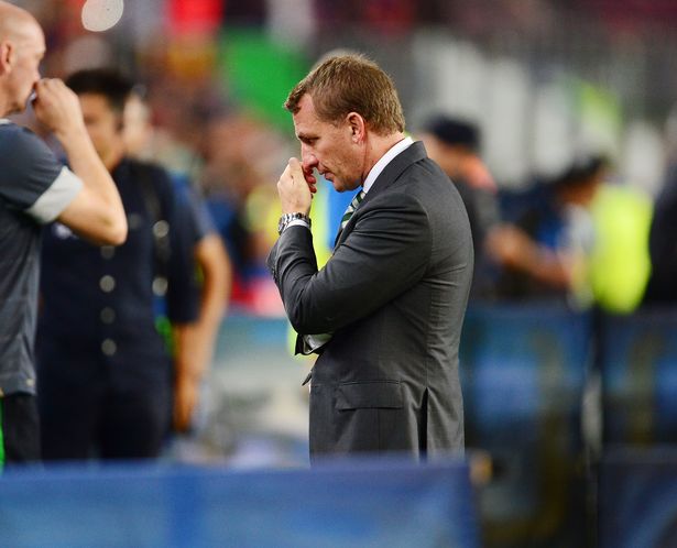 The game at the Camp Nou made painful viewing for Brendan Rodgers