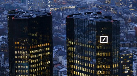 The headquarters of Germany's Deutsche Bank