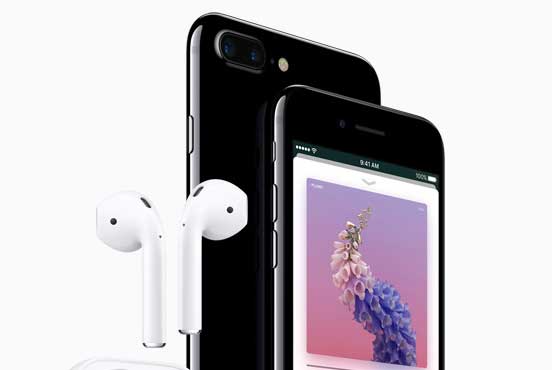 The iPhone 7 and larger iPhone 7 Plus were revealed at an Apple event in San Francisco