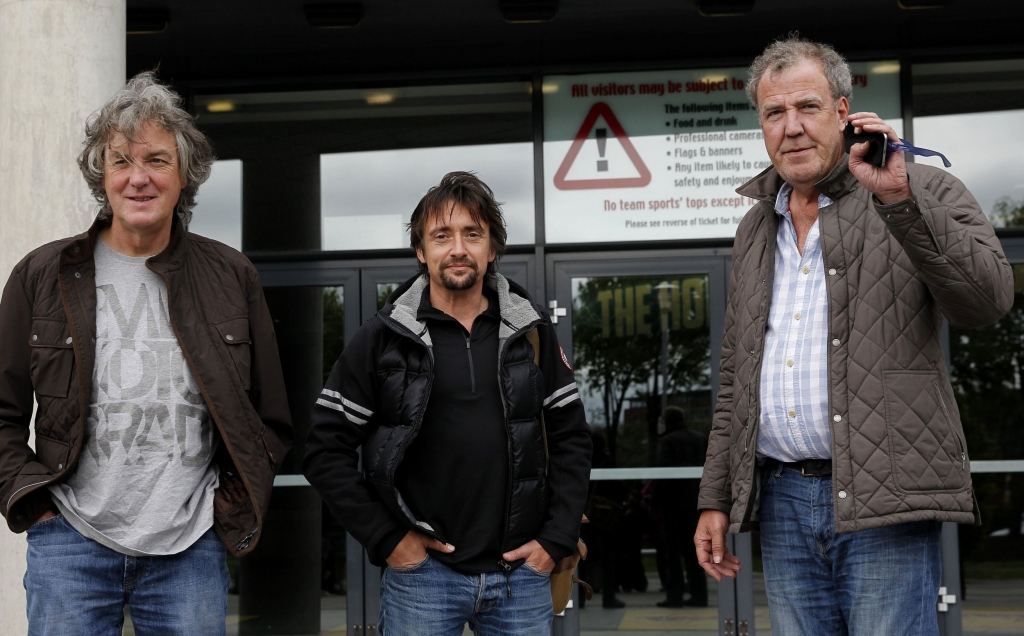 James May Richard Hammond and Jeremy Clarkson as Clarkson's firing from Top Gear and the departure of James May and Richard Hammond from the show was the pinnacle of'a perfect storm that was building