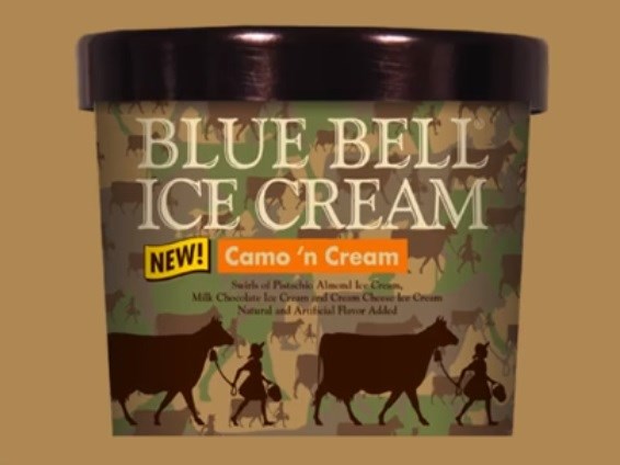 The newest flavor from Blue Bell won’t be hard to spot on your next trip to the grocery store. Or will