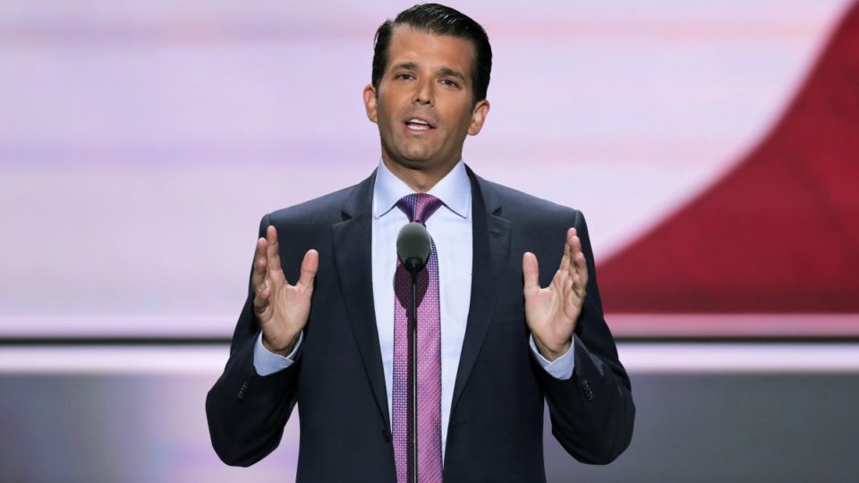 The offending tweet by Donald Trump Jr