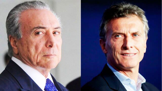 The relationship with Temer is “very good and very positive,” a representative of Macri’s delegation as quoted by La Nación