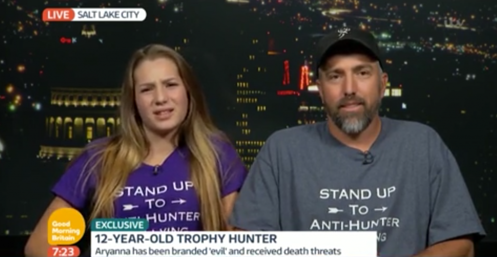 Piers Morgan grills hunting 12-year-old who poses with wild animals after killing them