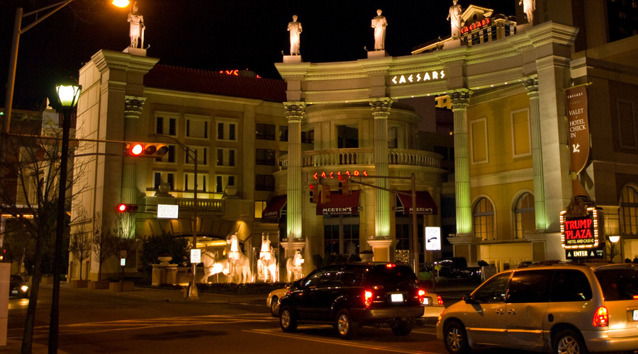 The shooting happened in the early hours of Saturday morning outside Caesars casino near the Atlantic City boardwalk