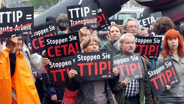 There is waning support for the TTIP among Europeans