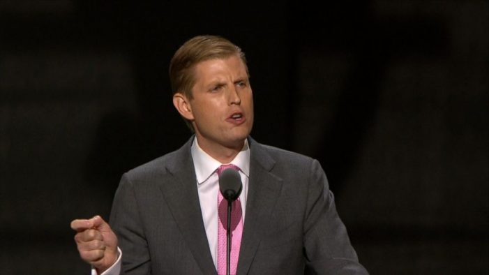 Eric Trump Dad Wants to ‘Protect Our Country’ with Immigration Stance