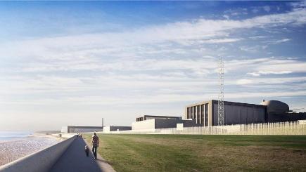 An artist's impression of Hinkley Point C power station