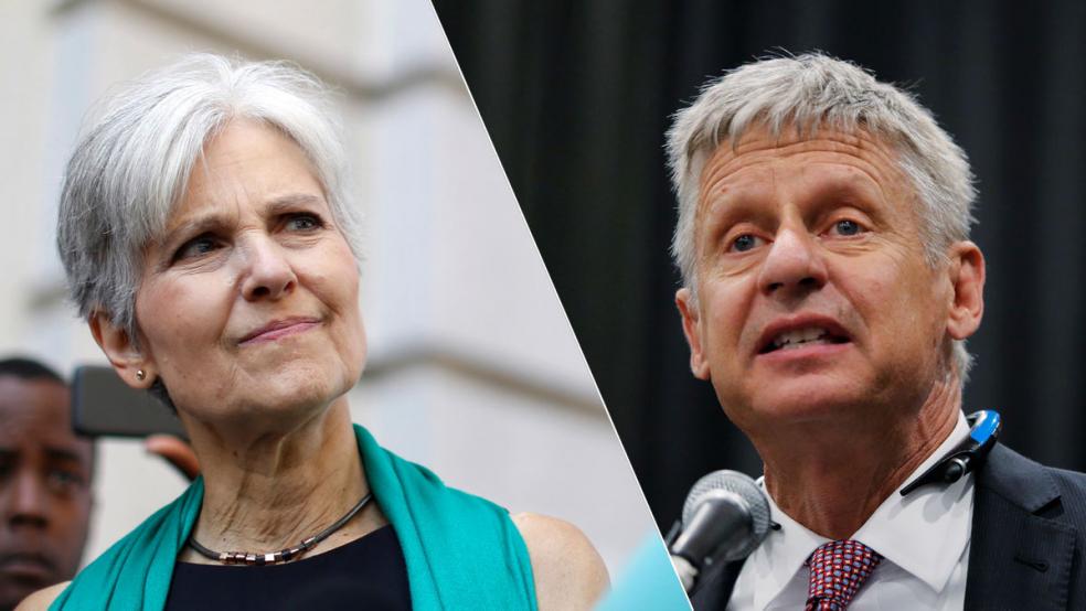 Third Party Candidates Johnson and Stein Suddenly Hit a Rough Patch                 

     

     Reuters