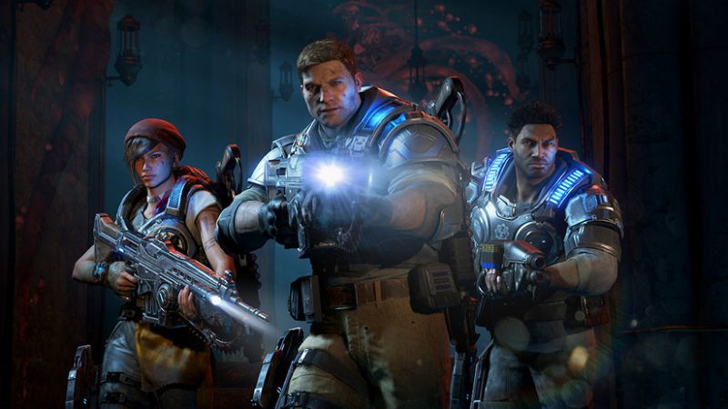 This image released by Microsoft shows a scene from'Gears of War 4. Composer Ramin Djawadi crafted the score for the game. More