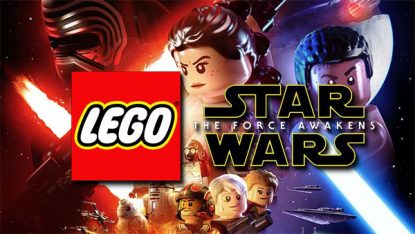 This is a still from the video game'Lego Star Wars The Force Awakens