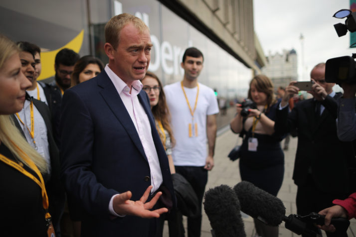 Tim Farron leader of the Liberal Democrats | Dan Kitwood  Getty Images