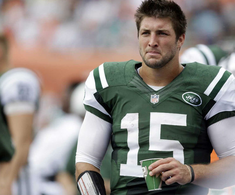 Tim Tebow. AP