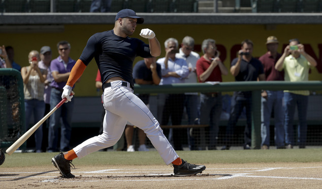 Tim Tebow arrives for 1st workout at Mets camp