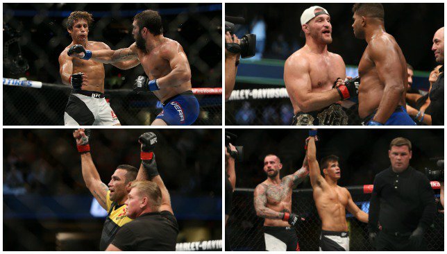 Titanic clashes Faber Miocic Overeem Gall and Werdum were all in action