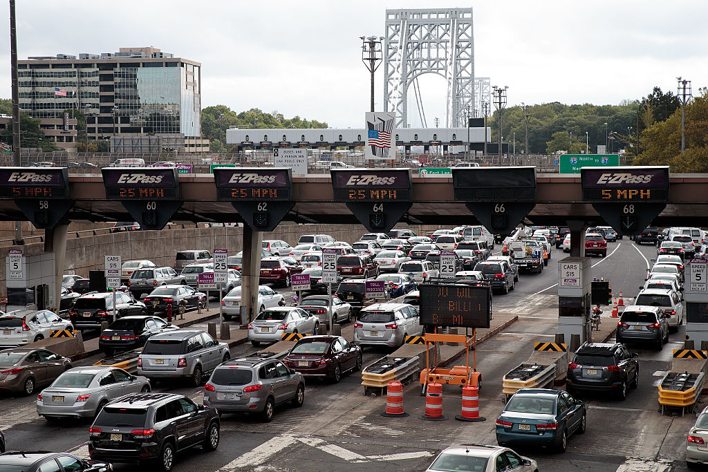 Traffic approaches the George Washington Bridge Sept. 7 2016