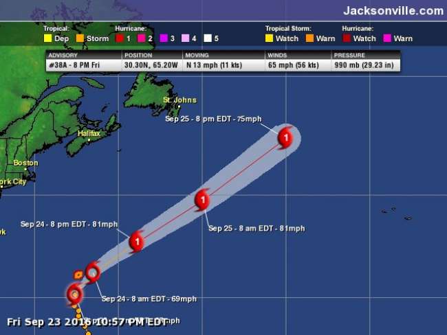 Tropical Storm Lisa gaining strength in the Atlantic