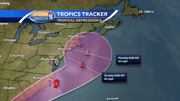 Tropical system may impact New England around Labor Day weekend