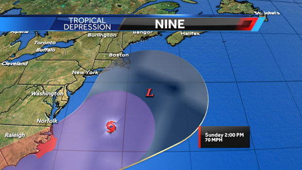 Tropical system may impact New England around Labor Day weekend