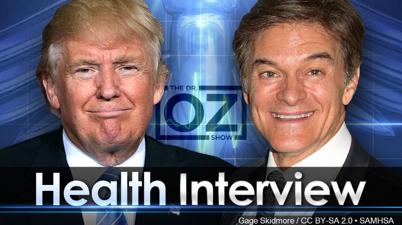 Will Dr. Oz Ask Donald Trump How Often He Has Sex?