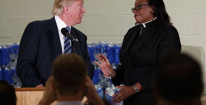 The Latest Trump says'something was up with Flint pastor