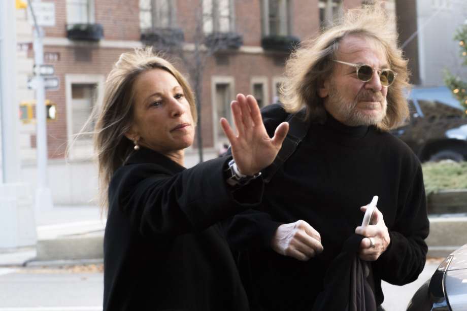 Dr. Harold Bornstein right personal physician to Donald Trump arrives at his office at 101 East 78th Street on Tuesday