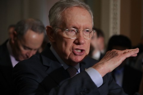 Reid Jabs Trump's Health: 'He's Not Slim and Trim'