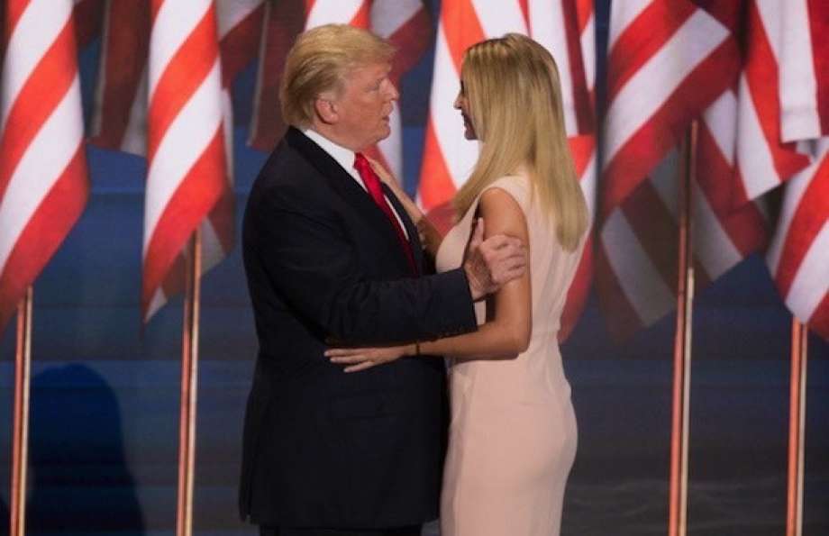 Donald Trump with his daughter Ivanka