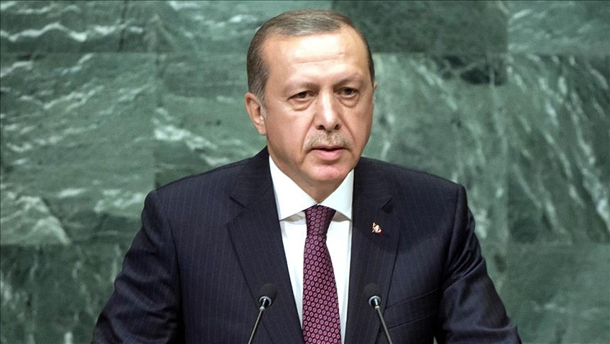 Turkish president arrives at New York for UN General Assembly