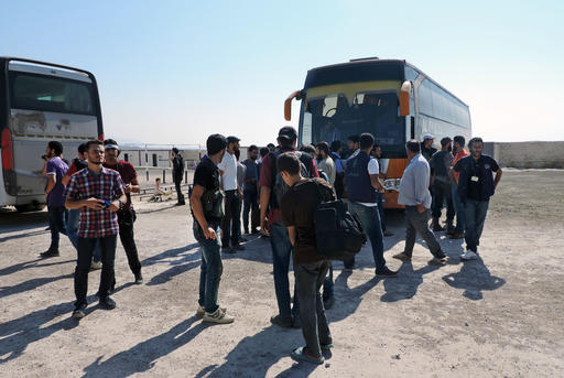 The evacuees left Daraya on Friday in what amounts to a boost for President Bashar Assad's forces as they try to secure their hold on the capital. Daraya was the last remaining rebel holdout in the region known as western Ghouta — and the closest