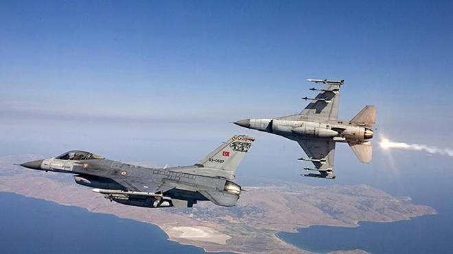 Turkish air strikes kill three suspected PKK militants in southeast