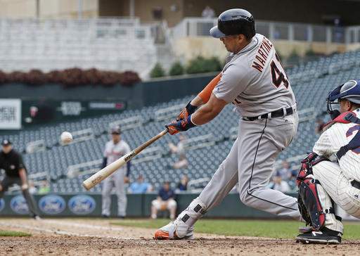 Tigers beat Twins in first game of doubleheader