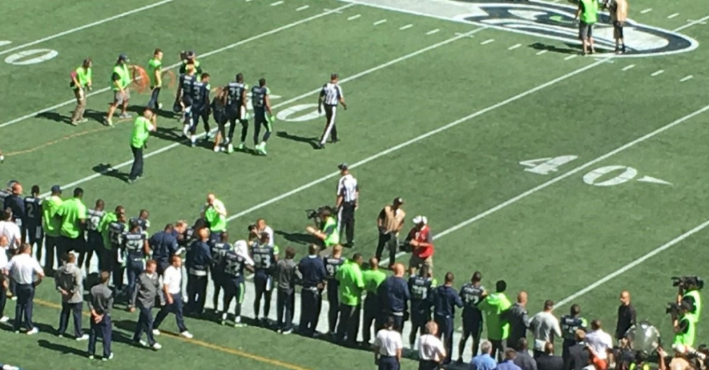 The Seattle Seahawks decided to join Colin Kaepernick in protest — here’s what happened