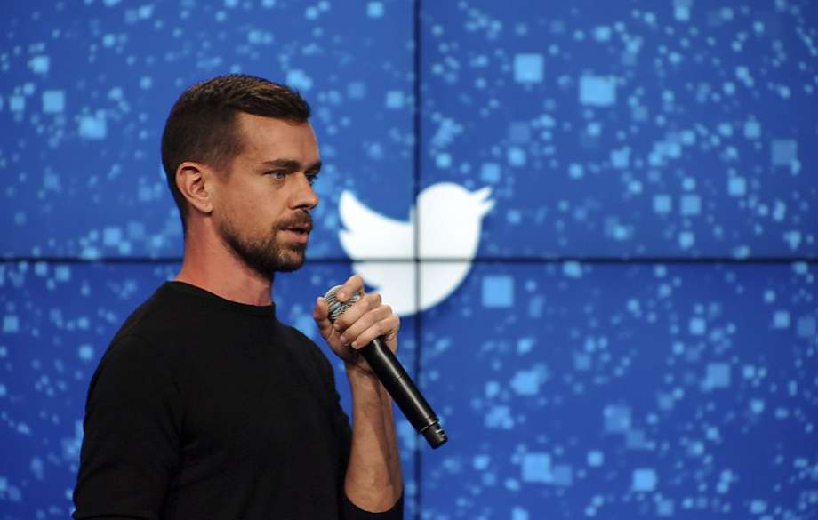 Jack Dorsey Twitter’s CEO speaks at a promotional event in New York on Oct. 8 2015