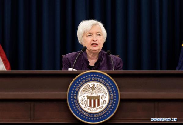 U.S. Federal Reserve Chair Janet Yellen speaks during a news conference in Washington D.C. capital of the United States Sept. 21 2016