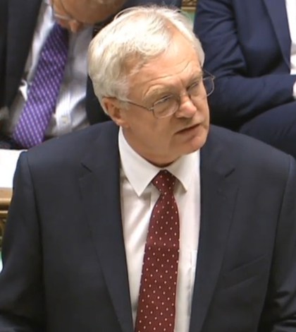 David Davis the new secretary of state for exiting the EU made a statement to the House of Commons today to explain the UK governments key goals for a post-EU Britain under growing domestic pressure to explain its Brexit strategy