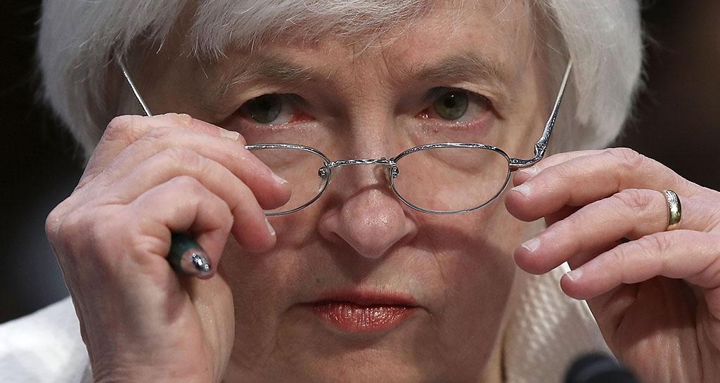 US Federal Reserve chair Janet Yellen Pic Getty