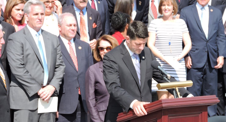 House Speaker Paul Ryan R-Wis. led with opening session on September 9 commemorating the 9/11 15th Anniversary Memorial Service with a moment of silence