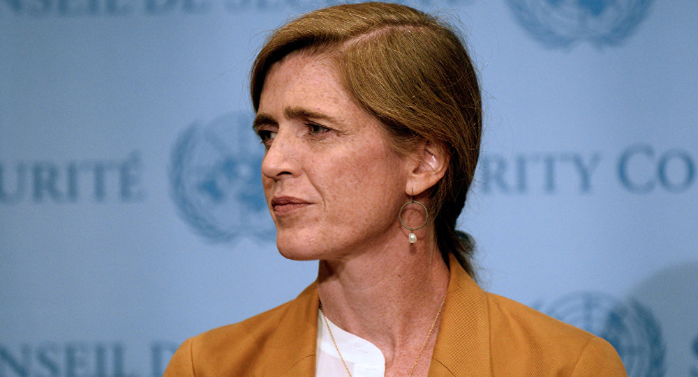 US Ambassador to the United Nations Samantha Power