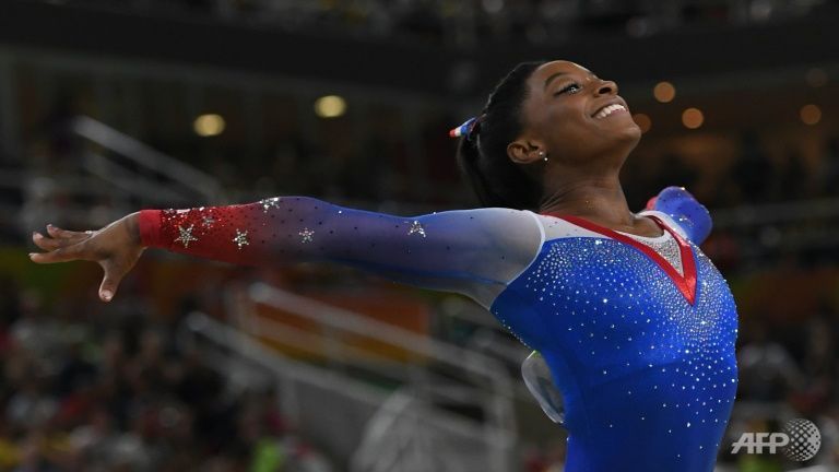 US Olympic gymnast Simone Biles is among the top athletes whose medical information was leaked by hackers AFP  Toshifumi Kitamura     
   Enlarge  Caption