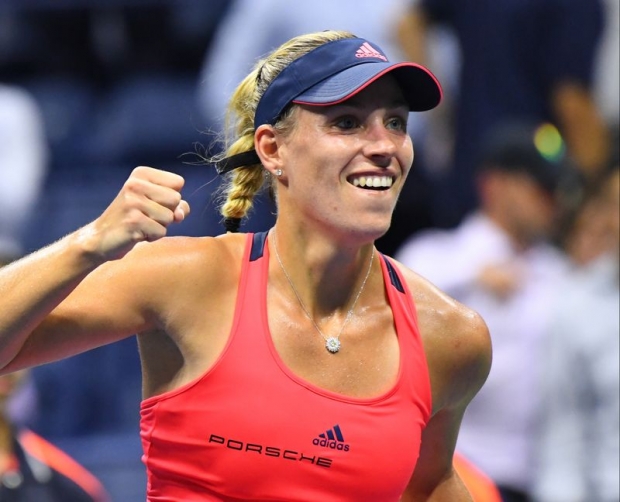 Angelique Kerber after beating Caroline Wozniacki to reach the US Open tennis women's singles final in New York